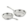 thumbnail image 1 of Cuisinart 2-Piece Stainless Steel 8” & 10” Skillet Set, 1 of 2