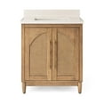 thumbnail image 7 of Member's Mark Enzo Collection 30" Bathroom Vanity with Rattan Cabinet Doors, Natural Finish, 7 of 9
