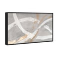 thumbnail image 1 of Spirals in Silver Minimal Canvas Print by Oliver Gal Prints, 1 of 4