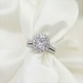 thumbnail image 12 of 2.0 CT. T.W. Round Cut Halo Diamond Ring & Band Set in 14K Gold, 12 of 12