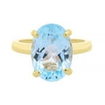 thumbnail image 1 of Solitaire Oval Gemstone Ring in 14K Gold, 1 of 6