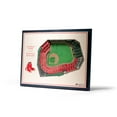thumbnail image 1 of YouTheFan MLB 5-Layer Stadium View 3D Wall Art, Assorted Teams, 1 of 5