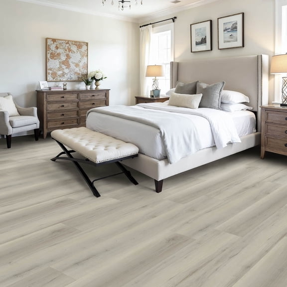 Select Surfaces Lancaster Waterproof 20 mil Luxury Vinyl Plank 5 mm Thick 7.09 in. W x 47.24 in. L (18.60 sq. ft. / carton)