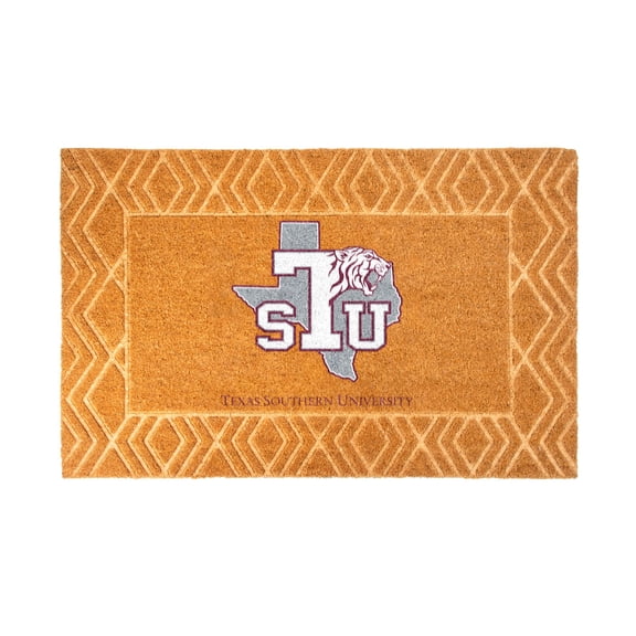 Logo Brands Texas Southern Tigers Coir Outdoor Mat