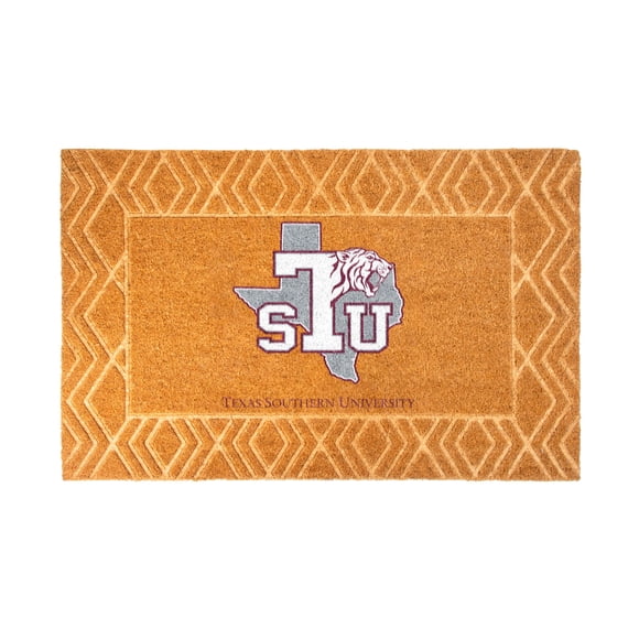 Logo Brands Texas Southern Tigers Coir Outdoor Mat
