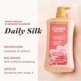 thumbnail image 4 of Caress Daily Silk Hydrating Body Wash, White Peach & Orange Blossom, 30 fl. oz., 2 pk., 4 of 9
