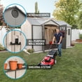 thumbnail image 4 of Lifetime 12.5' x 8' Outdoor Storage Shed, 4 of 18
