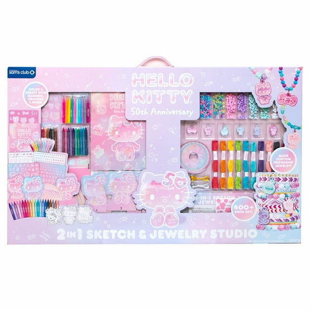 Hello Kitty 50th Anniversary 2-in-1 Sketch & Jewelry Studio, 400