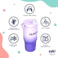 thumbnail image 6 of Zak Designs KPop 20oz Stainless Steel Sutton Flex Grip Siply Tumbler Set, 2-Pack, 6 of 7