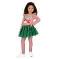 thumbnail image 2 of Counting Daisies Toddler Girls Holiday Tutu Set, 2 of 9