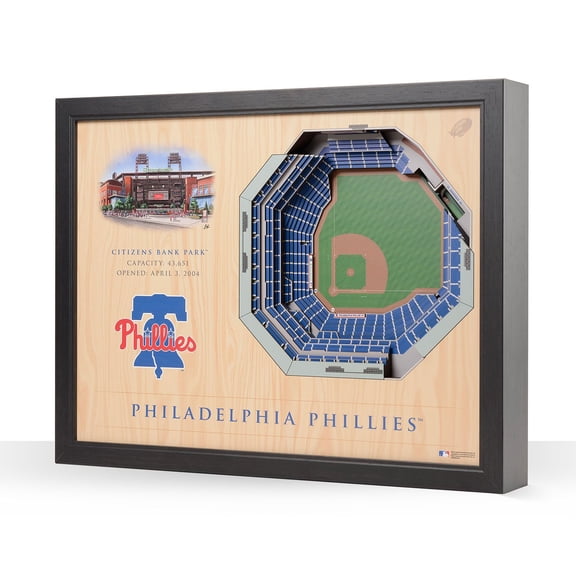 YouTheFan MLB 25-Layer Stadium View 3D Wall Art