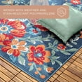 thumbnail image 4 of Town & Country Everyday Hibiscus Bloom Modern Floral Outdoor Rug, 4 of 6