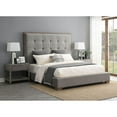 thumbnail image 1 of Cape Cod Fabric Tufted Bed, Assorted Sizes, 1 of 9