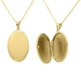 thumbnail image 1 of Polished Oval Locket Pendant in 14K Gold, 1 of 9