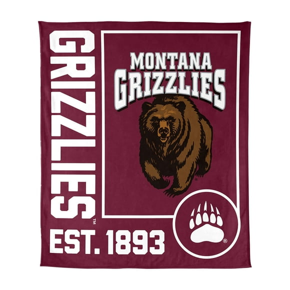 Logo Brands Montana Grizzlies 60"x70" Super Plush Blanket