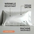 thumbnail image 5 of NIGHT Satin Pillowcase & Scrunchies Gift Set, 7 pc., 5 of 9