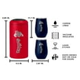 thumbnail image 3 of NCAA Stainless Steel Wine Chiller and Tumbler Set, 3 of 5