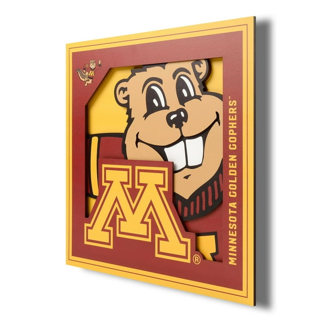 YouTheFan NCAA 3D Logo Series Wall Art - 12x12