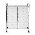 thumbnail image 3 of Seville Classics 12-Drawer Rolling Organizer Cart, 25.2" W x 15.2" D x 31.7" H, 3 of 9