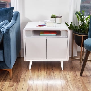 Sobro Smart Side Table with Cooling Drawer, Wireless Charging, LED Lights, and Bluetooth Speakers