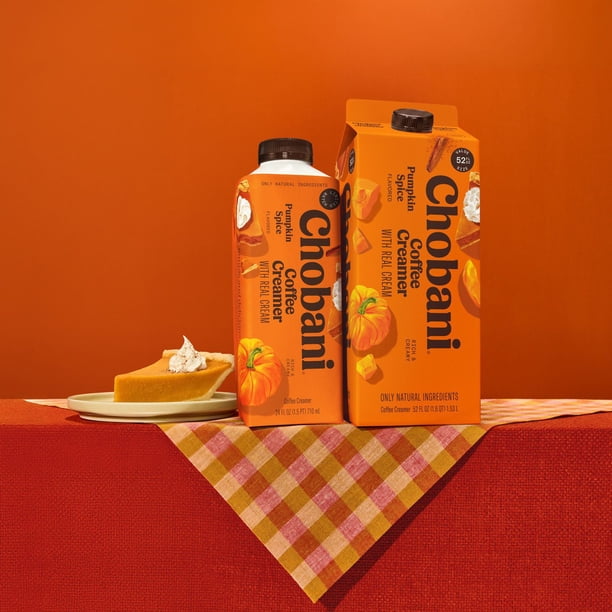 Chobani Dairy Refrigerated Coffee Creamer, Pumpkin Spice, 52 fl