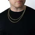 thumbnail image 10 of Semi Solid Rope Chain Necklace in 14K Gold, 10 of 10