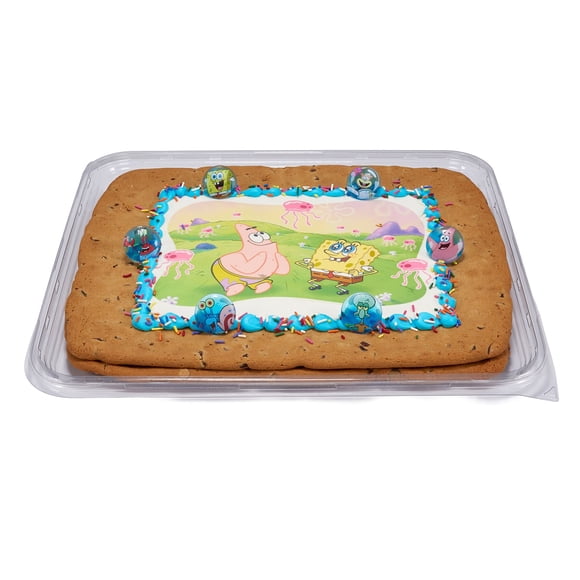 Spongebob Half Sheet Cookie Cake