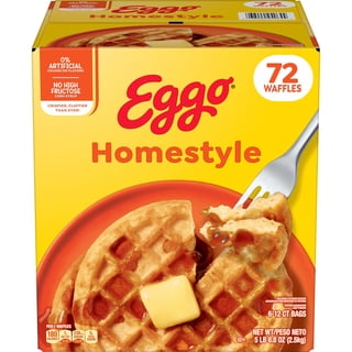 Eggo Homestyle Waffles, Frozen Breakfast, 72 ct.
