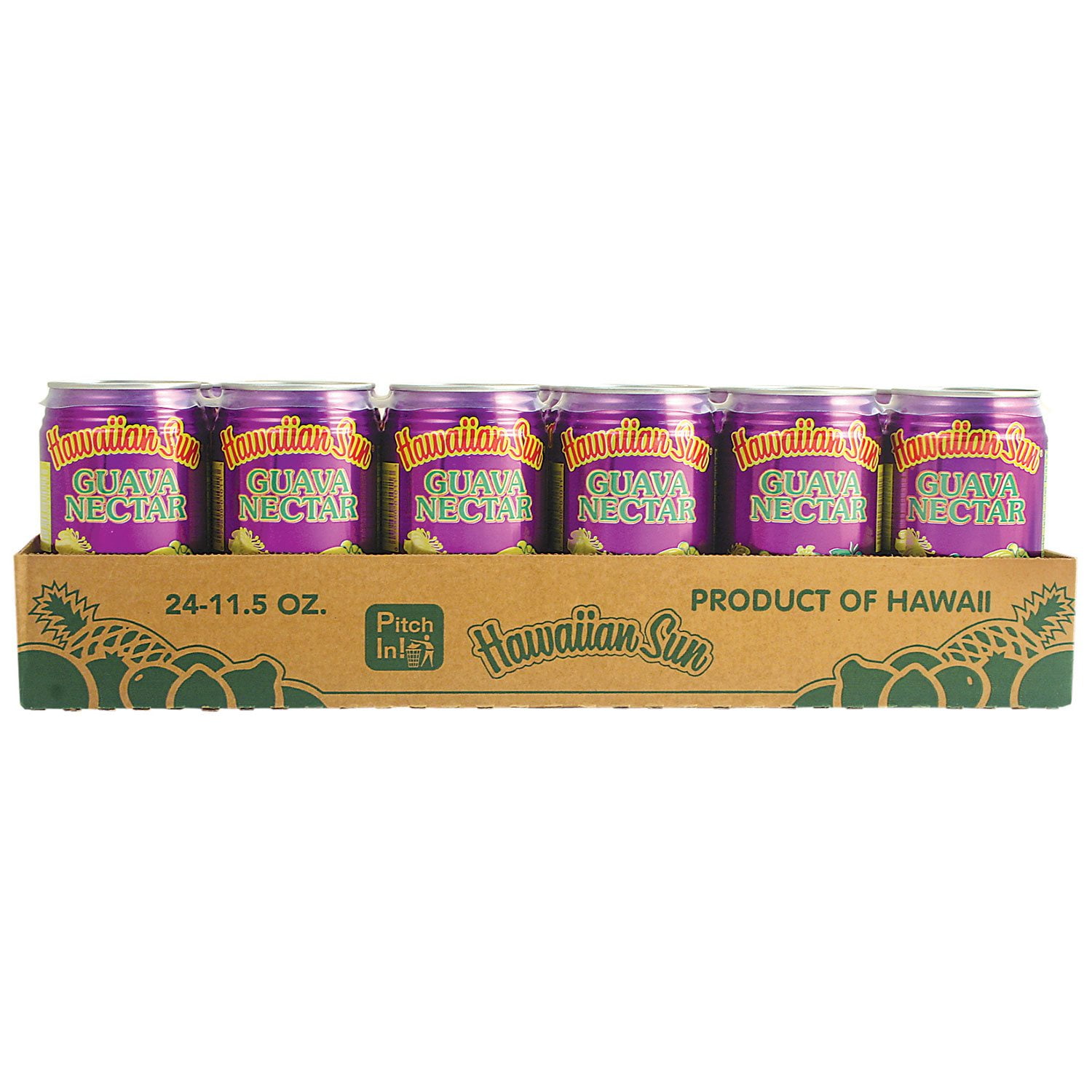 Hawaiian Sun Guava Nectar, 24