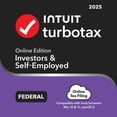 thumbnail image 1 of TurboTax Online 2025, Investors & Self Employed, Email Delivery, Federal Return Only + Federal E-file, 1 of 3