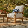 thumbnail image 3 of Cambridge Casual Sonoma Teak Deep Seating Patio Set, 7pc, 3 of 9