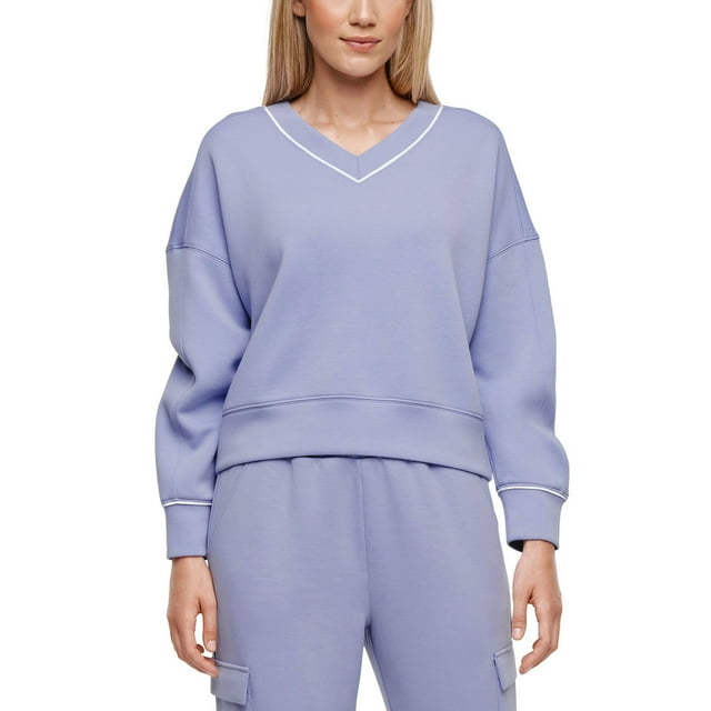 Express Women's V-Neck Pullover Sweatshirt