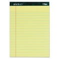 thumbnail image 1 of TOPS - Docket Writing Tablet, 8 1/2 x 11 3/4, Legal Rule, Canary, 50 Sheets -  6-Pack, 1 of 6