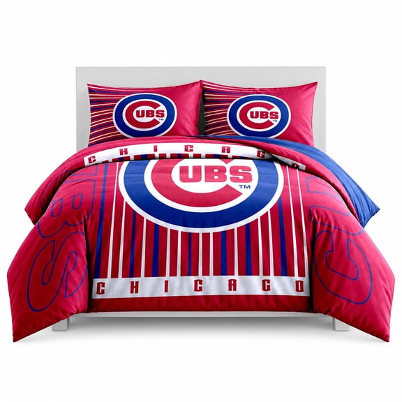 Logo Brands Chicago Cubs Comforter Set