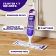 thumbnail image 4 of Swiffer PowerMop Multi-Surface Mopping Kit, Lavender, 10 pads + 2 refills, 4 of 8