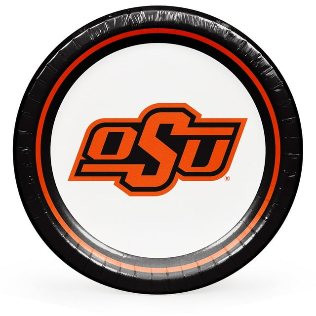 Collegiate Round Paper Plates, 10", 85 ct., Choose Your Team