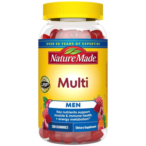 Nature Made Mens Multivitamin Gummies, 200 ct.