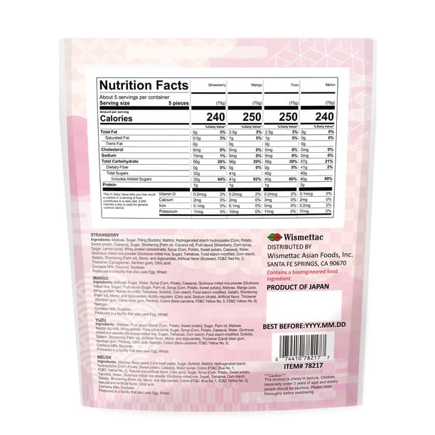 Fruity Mochi Mallow, Variety Pack Candy, 13.7 oz. - Samsclub.com