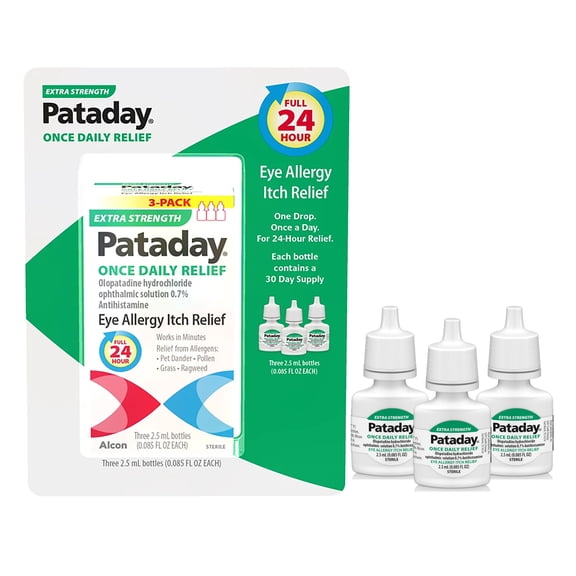 Pataday Eye Drops Extra Strength, 2.5 ml., 3 pk.