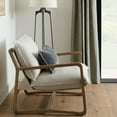 thumbnail image 3 of Newfield Wood and Upholstered Accent Chair, Wheat, 3 of 5