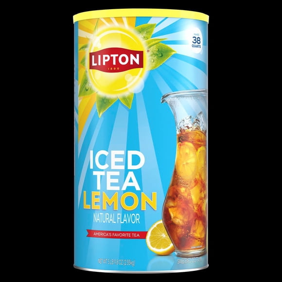 Lipton Sweetened Iced Tea Mix, Lemon, 89.8 oz.