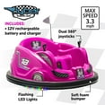 thumbnail image 5 of Flybar 12-Volt Battery Powered Electric Bumper Car (Assorted Colors), 5 of 5