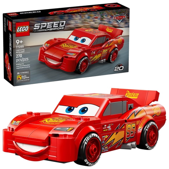 LEGO Speed Champions Lightning McQueen Building Toy, 270 pc.