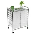 thumbnail image 4 of Seville Classics 12-Drawer Rolling Organizer Cart, 25.2" W x 15.2" D x 31.7" H, 4 of 9