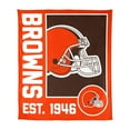 thumbnail image 1 of Logo Brands Cleveland Browns 60"x70" Super Plush Blanket, 1 of 6