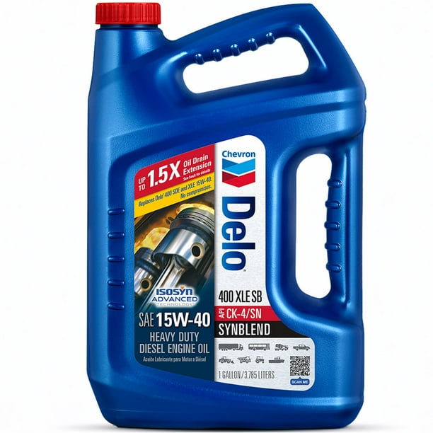 テセロン LOT29 40/700[8386][輸入][箱付](108386) Delo 400 XLE SB Synthetic Blend SAE 15W-40 Heavy-Duty Diesel Motor