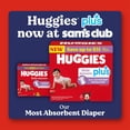 thumbnail image 4 of Huggies Little Movers Plus Baby Diapers, Size 3-7, 4 of 11