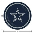 thumbnail image 2 of NFL Round Paper Plates, 10", 85 ct., Choose Your Team, 2 of 8