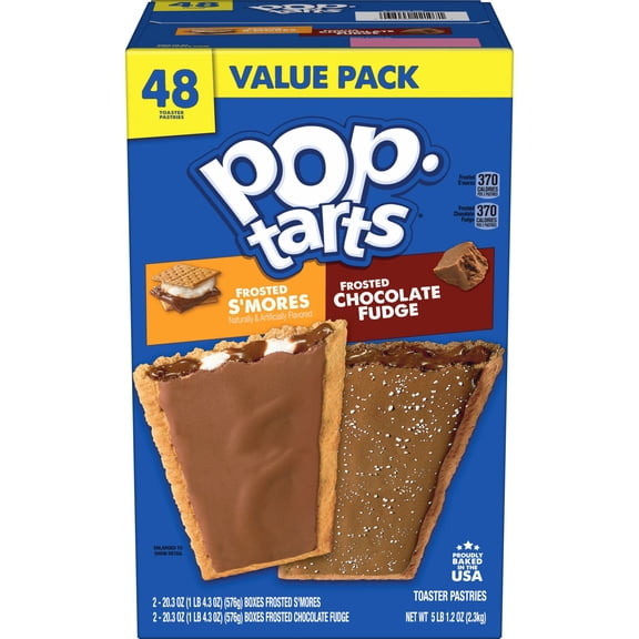 Pop-Tarts Chocolate Toaster Pastries, Variety Pack, 48 ct.