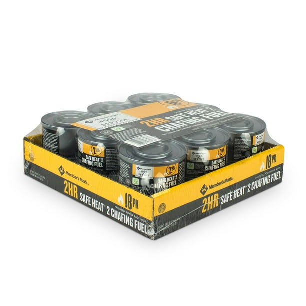 Member's Mark 2 Hour Safe Heat 2 Chafing Fuel, 18ct. - Samsclub.com